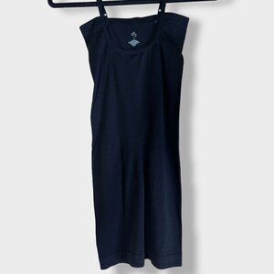 DRESS Barn Under/ Over Bust Medium Support Shapewear Black Dress Size S